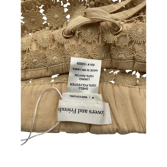 Lovers + Friends 'Chiara' Beige Poly Pant Size M - Picture 4 of 4